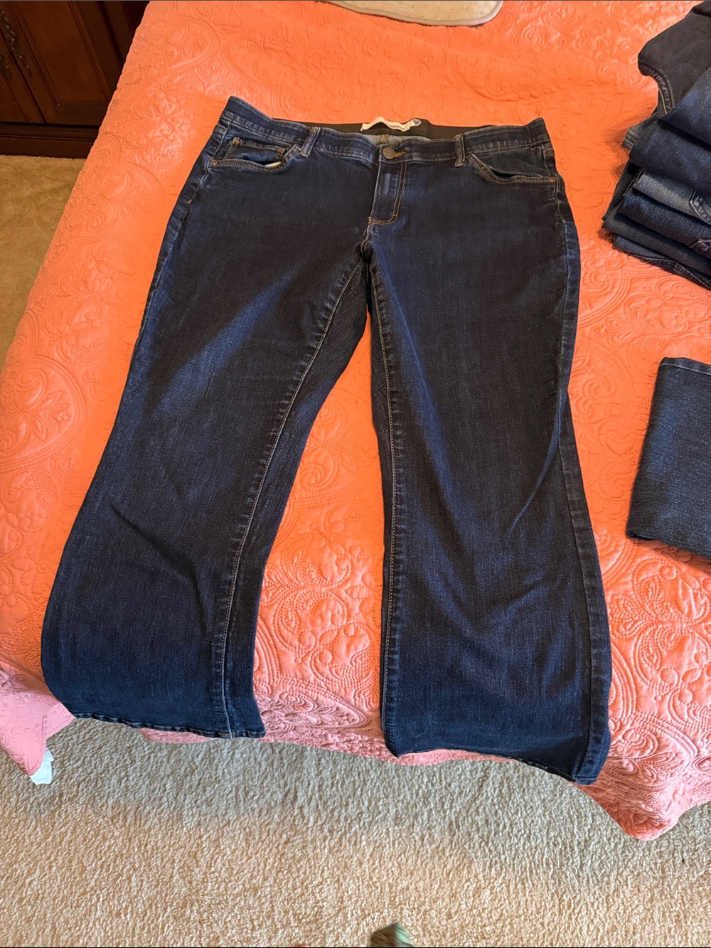 Sonoma Dark Blue Flare Jeans